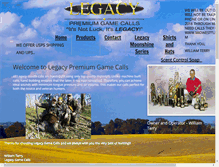 Tablet Screenshot of legacycalls.com